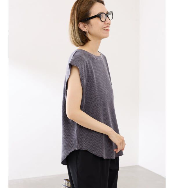 FRAMeWORK「オゾン加工ワッフルフレンチTee」|Tシャツ・カットソー|