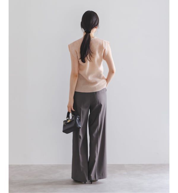 NOBLE「《追加》エステルツイルストレッチスラックスパンツ」|スラックス|