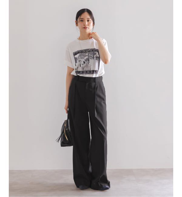 NOBLE「《追加》エステルツイルストレッチスラックスパンツ」|スラックス|