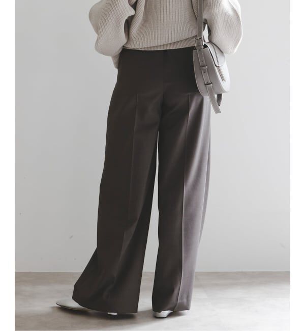 NOBLE「《追加》エステルツイルストレッチスラックスパンツ」|スラックス|