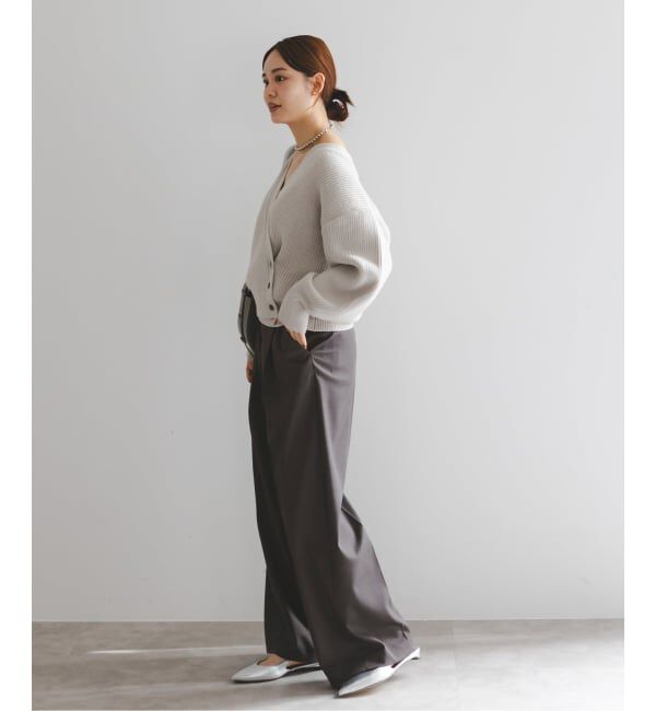 NOBLE「《追加》エステルツイルストレッチスラックスパンツ」|スラックス|