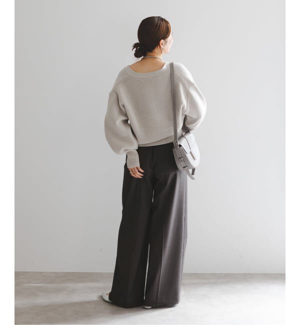 NOBLE「《追加》エステルツイルストレッチスラックスパンツ」|スラックス|