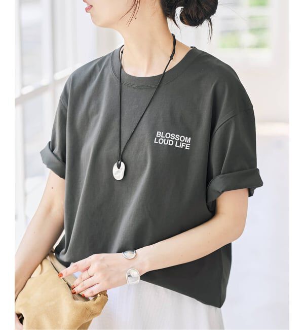 Spick and Span「アートフォトTシャツ」|Tシャツ・カットソー|ブラック