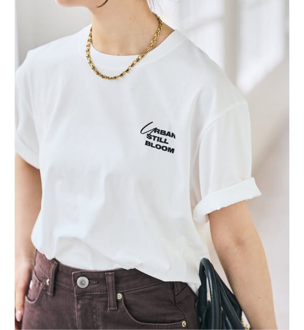 Spick and Span「アートフォトTシャツ」|Tシャツ・カットソー|ホワイト C