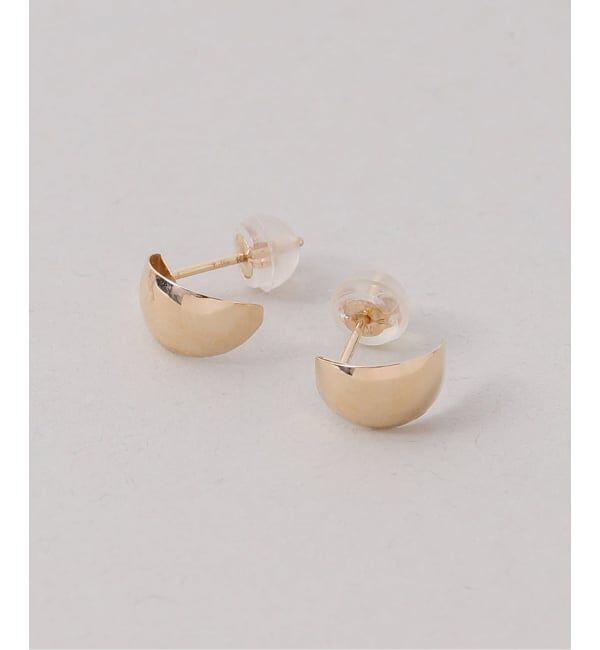 Lilas by Spick&Span「スモールムーンピアス K10（両耳）」|ピアス|