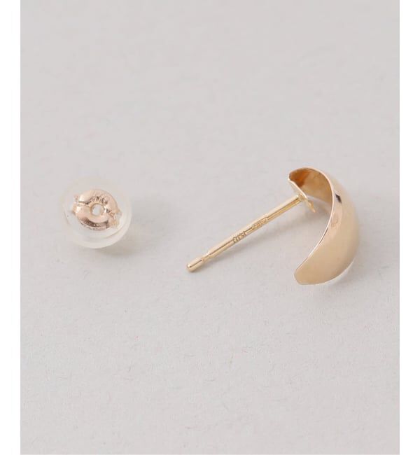 Lilas by Spick&Span「スモールムーンピアス K10（両耳）」|ピアス|