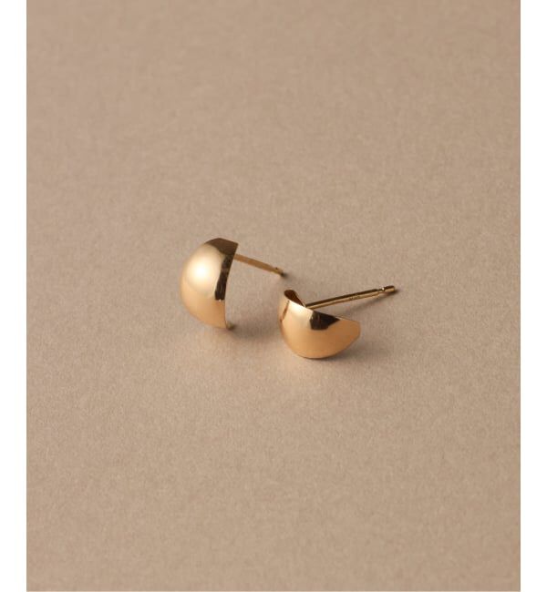 Lilas by Spick&Span「スモールムーンピアス K10（両耳）」|ピアス|