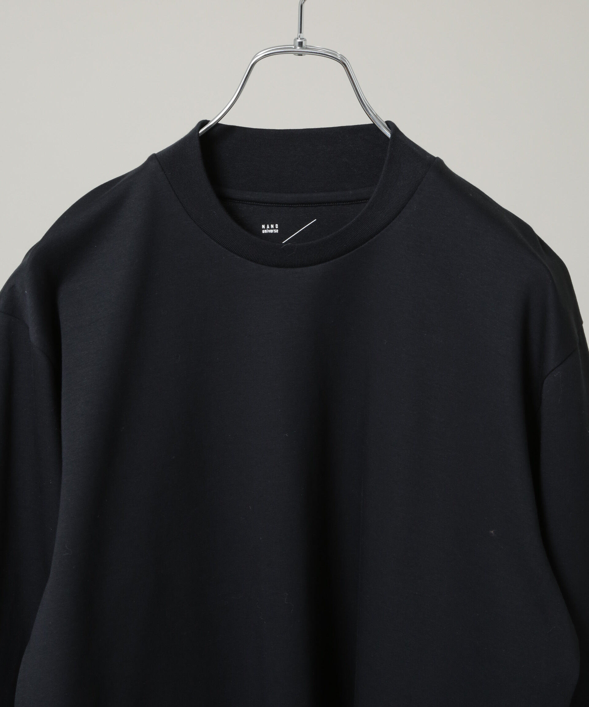 nano･universe「ジャケT(R)  プレミアム クルーネック 長袖」|Tシャツ・カットソー|