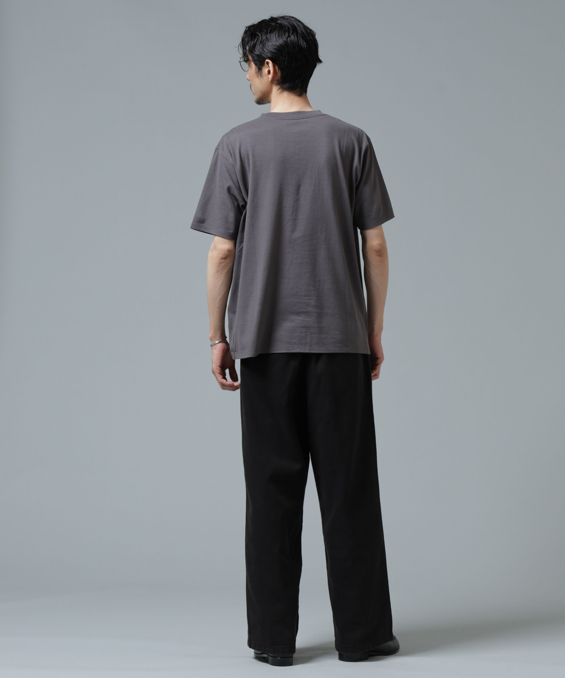 NANO universe「Anti Soaked(R) 汗染み防止 ライトウェイト 5.6oz ミドルシルエットTシャツ」|Tシャツ・カットソー|