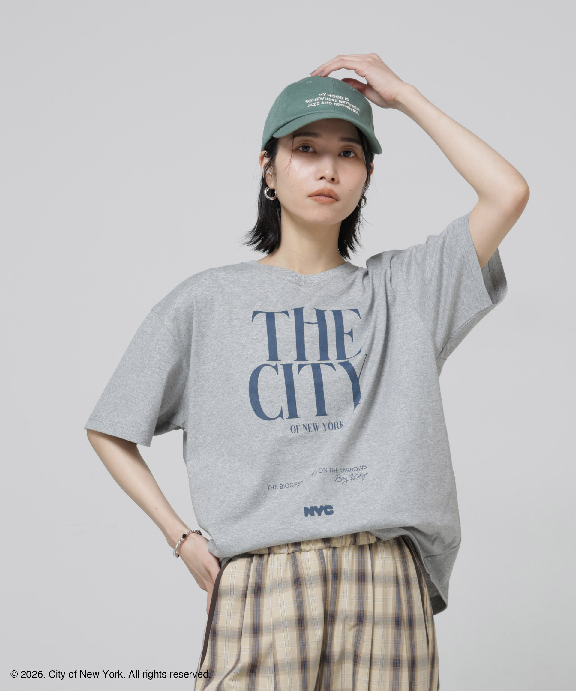 NANO universe「GOOD ROCK SPEED&times;Anti Soaked(R) 汗染み防止 NYC Tシャツ」|Tシャツ・カットソー|