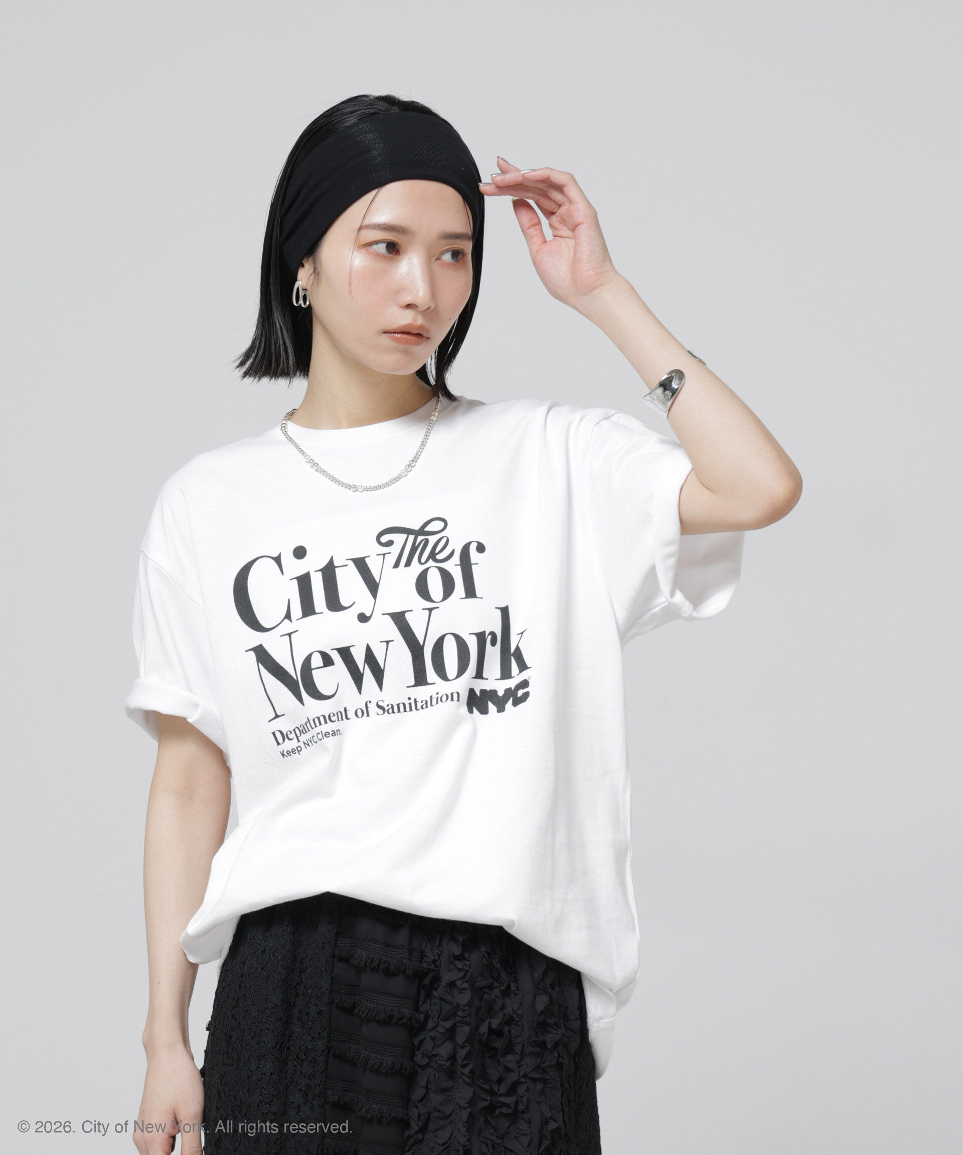 NANO universe「GOOD ROCK SPEED&times;Anti Soaked(R) 汗染み防止 NYC Tシャツ」|Tシャツ・カットソー|パターン54