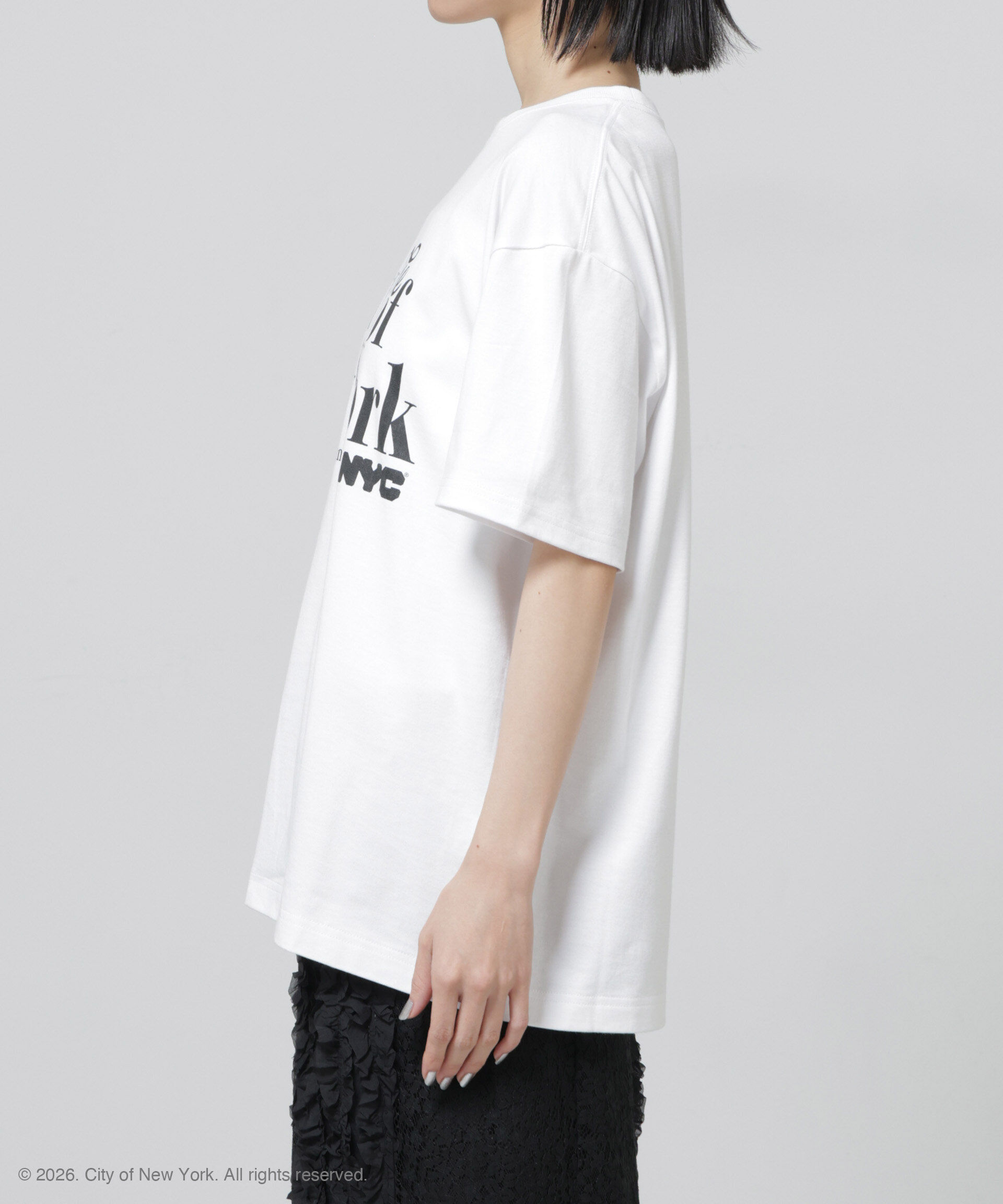 NANO universe「GOOD ROCK SPEED&times;Anti Soaked(R) 汗染み防止 NYC Tシャツ」|Tシャツ・カットソー|