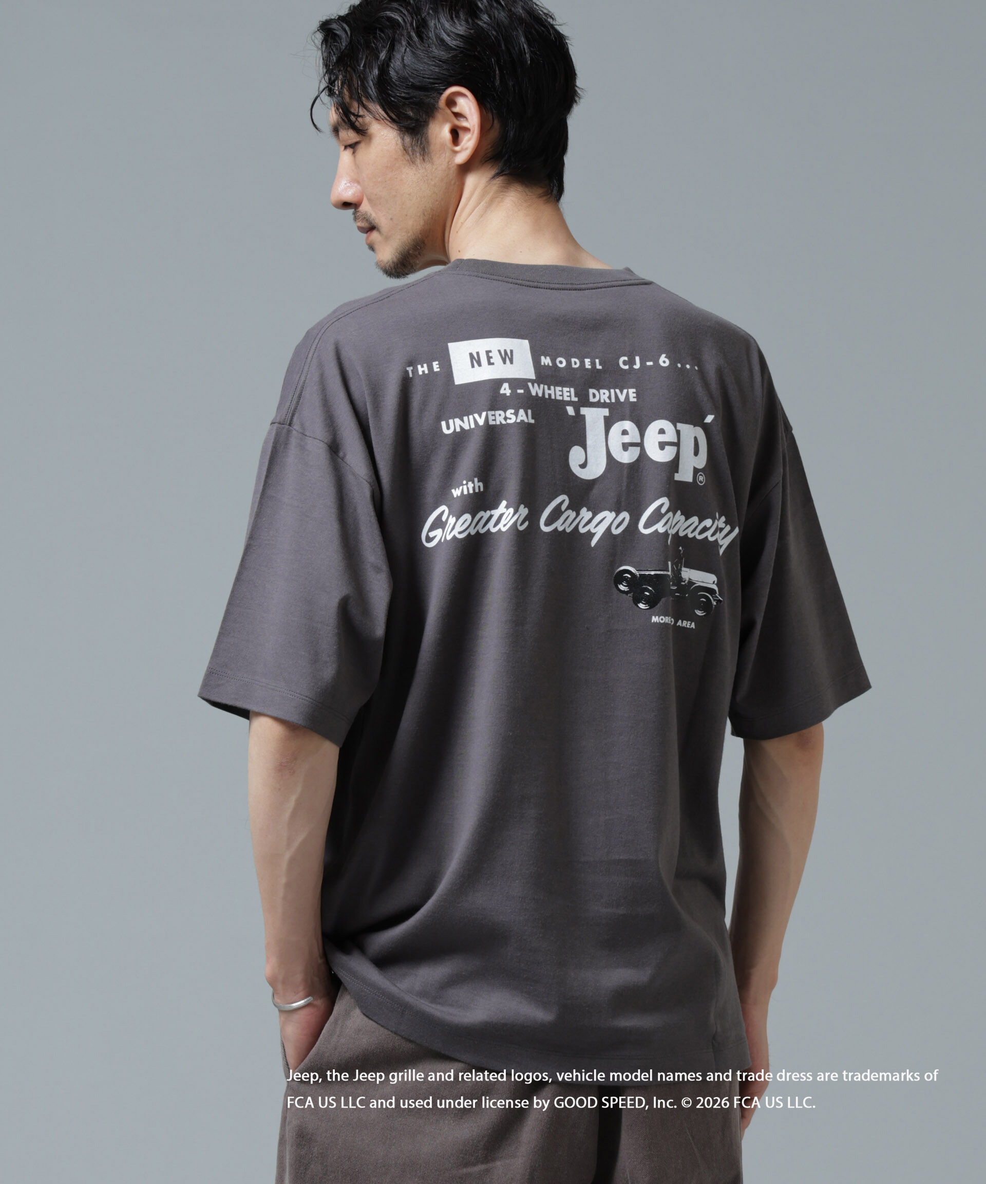 NANO universe「GOOD ROCK SPEED&times;Anti Soaked(R) 汗染み防止 ジープ Tシャツ」|Tシャツ・カットソー|パターン32