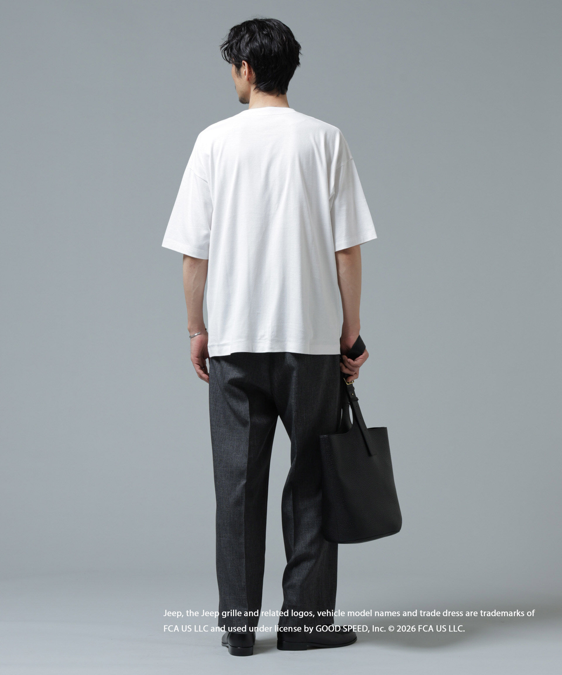 NANO universe「GOOD ROCK SPEED&times;Anti Soaked(R) 汗染み防止 ジープ Tシャツ」|Tシャツ・カットソー|
