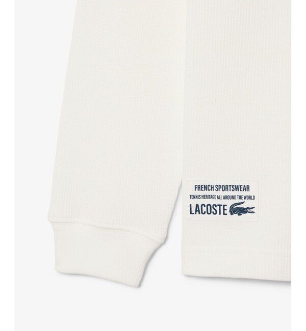 LACOSTE「ヘンリーネックワッフルTシャツ」|Tシャツ・カットソー|
