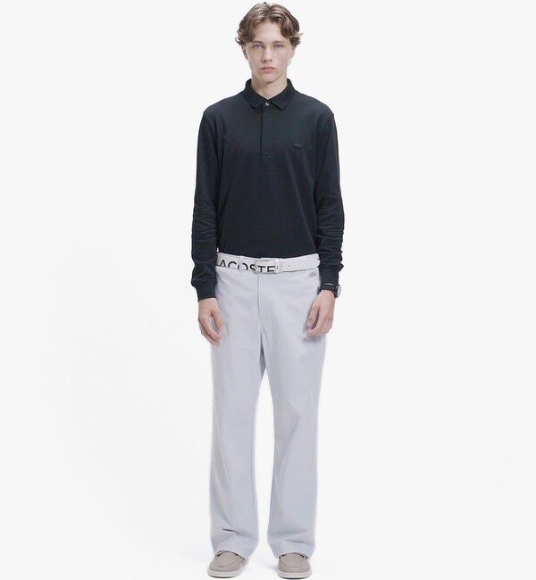 LACOSTE「スウェードタッチ ピーチワイドパンツ」|その他|