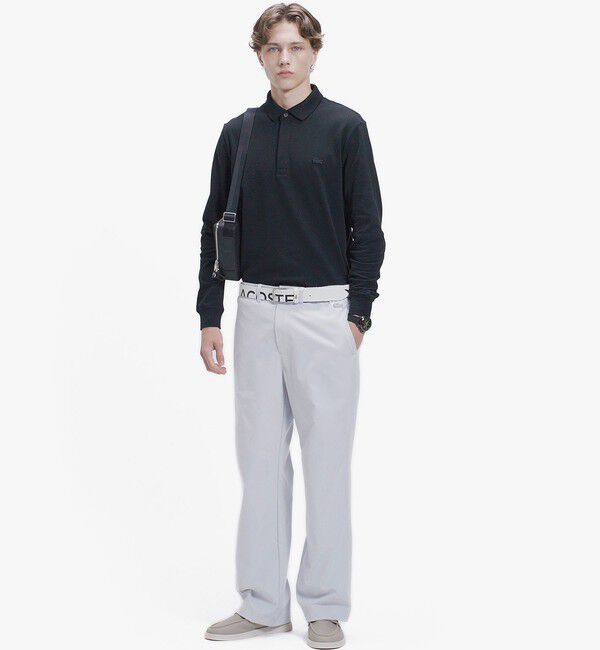 LACOSTE「スウェードタッチ ピーチワイドパンツ」|その他|