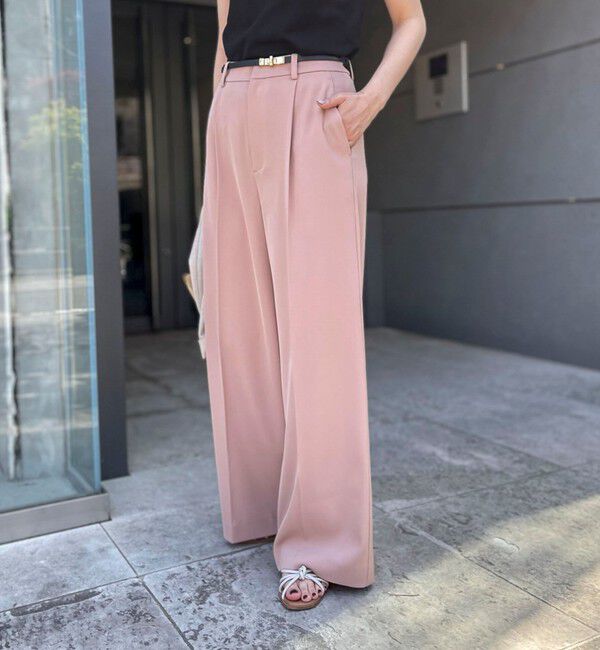 NOLLEY'S sophi「ウォッシャブル強撚ツイルワイドパンツ」|その他|