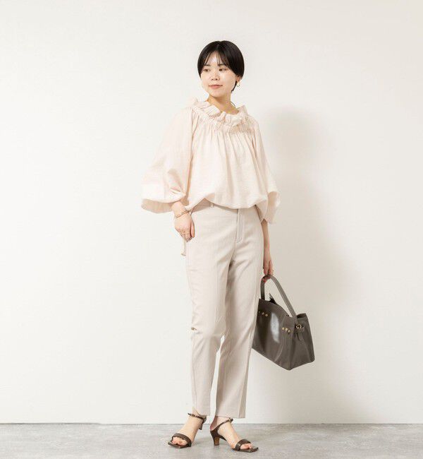 NOLLEY'S sophi「ウォッシャブルシアーシルクワッシャーオフショルブラウス」|シャツ・ブラウス|