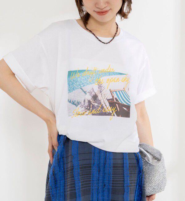 NOLLEY'S「ウォッシャブルフォトT」|Tシャツ・カットソー|ホワイト系3