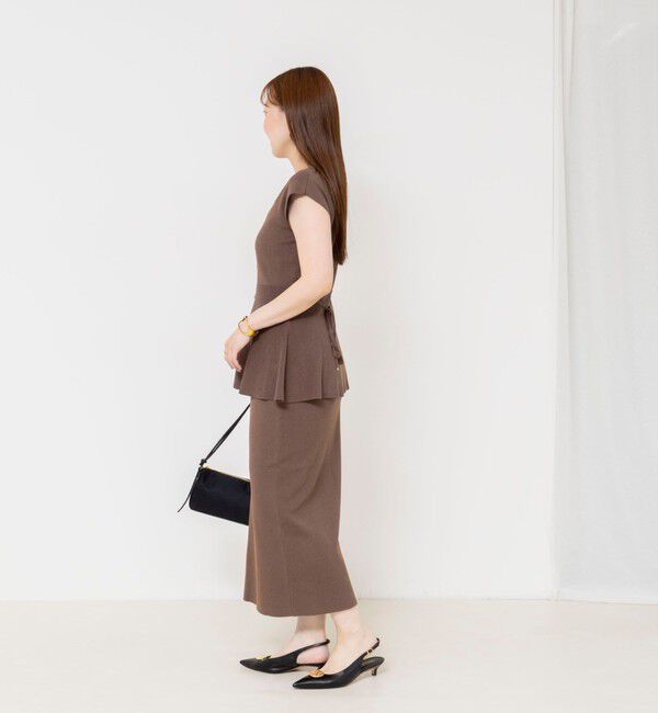 NOLLEY'S sophi「《セットアップ対応》ウォッシャブルペプラムプルオーバー」|ニット・セーター|
