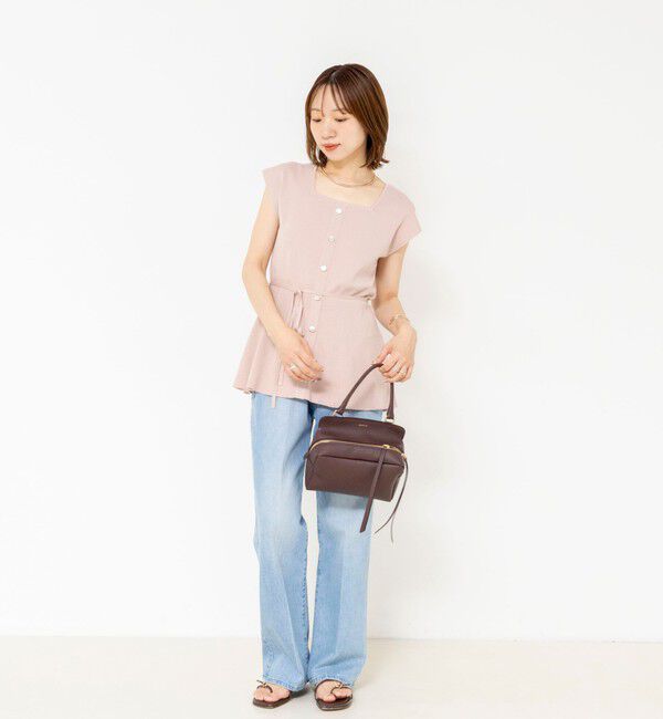 NOLLEY'S sophi「《セットアップ対応》ウォッシャブルペプラムプルオーバー」|ニット・セーター|