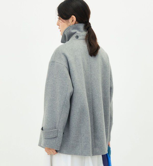 NOLLEY'S「【一部WEB限カラー】ウールカシミヤダブルブレストコート」|ピーコート|