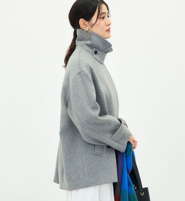 NOLLEY'S「【一部WEB限カラー】ウールカシミヤダブルブレストコート」|ピーコート|