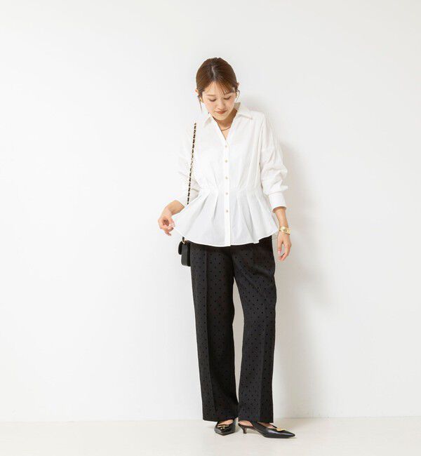 NOLLEY'S「【WEB＆一部店舗限定カラー】【GOODS BUYER 石田別注カラー】ストレッチタフタスキッパータックシャツ」|シャツ・ブラウス|