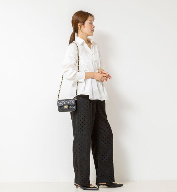 NOLLEY'S「【WEB＆一部店舗限定カラー】【GOODS BUYER 石田別注カラー】ストレッチタフタスキッパータックシャツ」|シャツ・ブラウス|