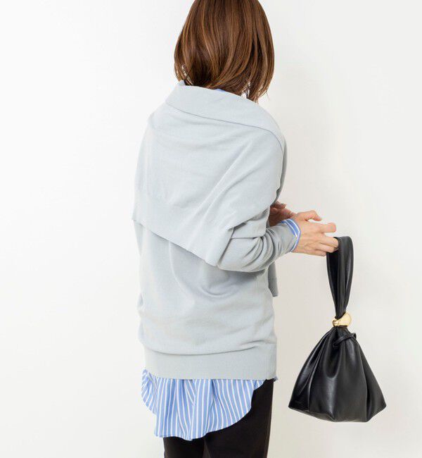 NOLLEY'S「【 SHOP PRESS二見別注カラー】レイヤードピース付きVネックプルオーバー」|ニット・セーター|