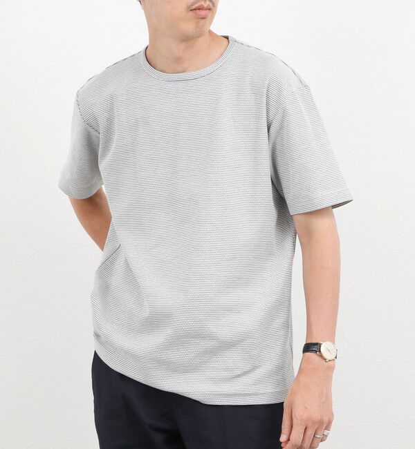 NOLLEY'S goodman「【BECシリーズ】立体ボーダーTシャツ」|Tシャツ・カットソー|ホワイト系その他