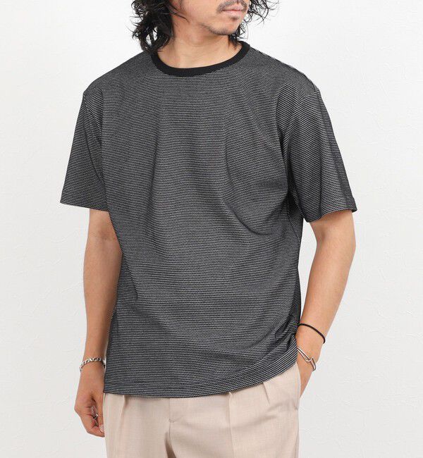 NOLLEY'S goodman「【BECシリーズ】立体ボーダーTシャツ」|Tシャツ・カットソー|