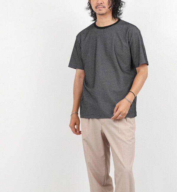 NOLLEY'S goodman「【BECシリーズ】立体ボーダーTシャツ」|Tシャツ・カットソー|