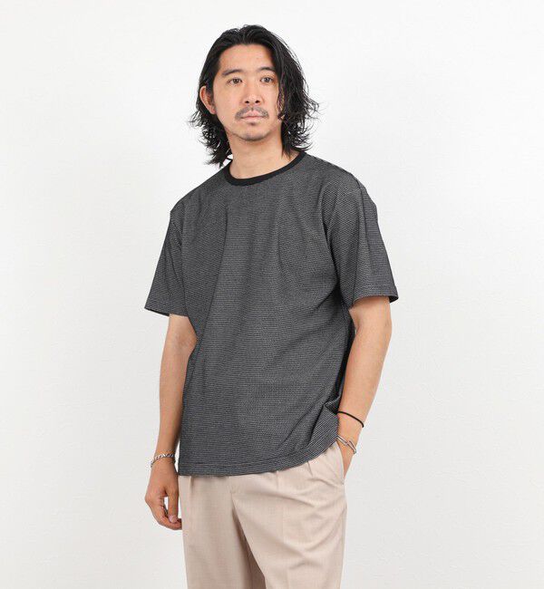 NOLLEY'S goodman「【BECシリーズ】立体ボーダーTシャツ」|Tシャツ・カットソー|