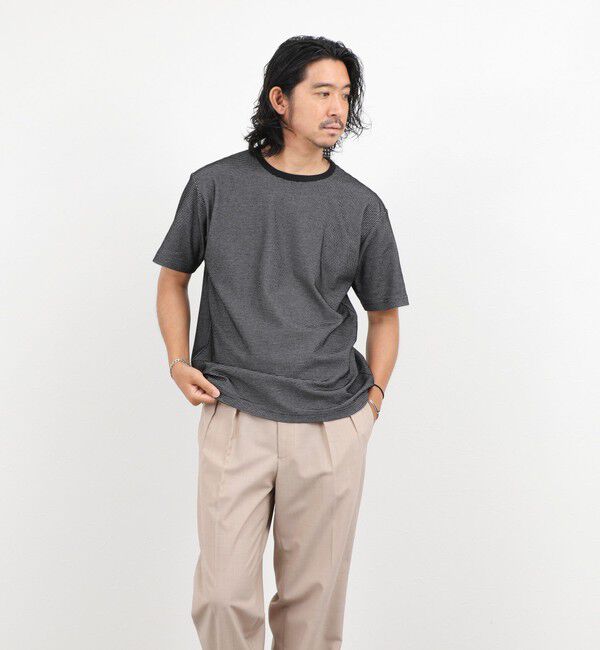 NOLLEY'S goodman「【BECシリーズ】立体ボーダーTシャツ」|Tシャツ・カットソー|