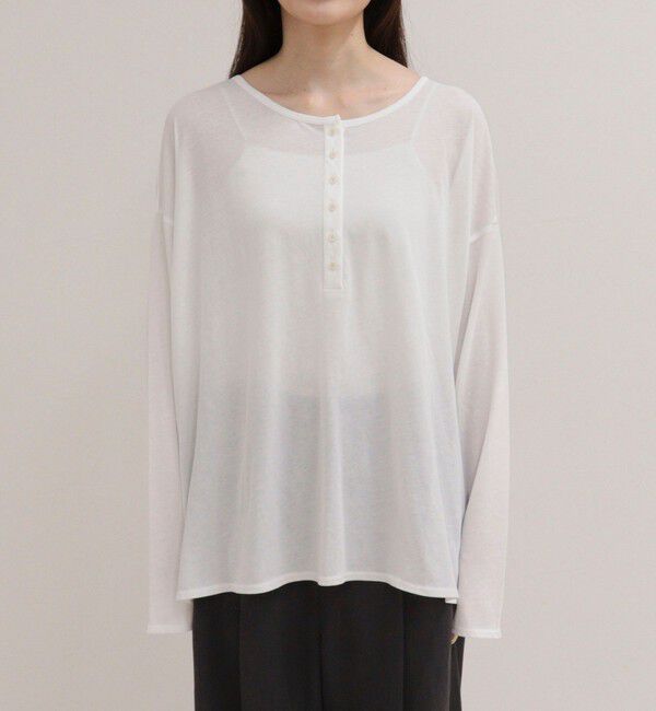 fredy emue「ヘンリー2WAYルーズロンTシャツ」|Tシャツ・カットソー|