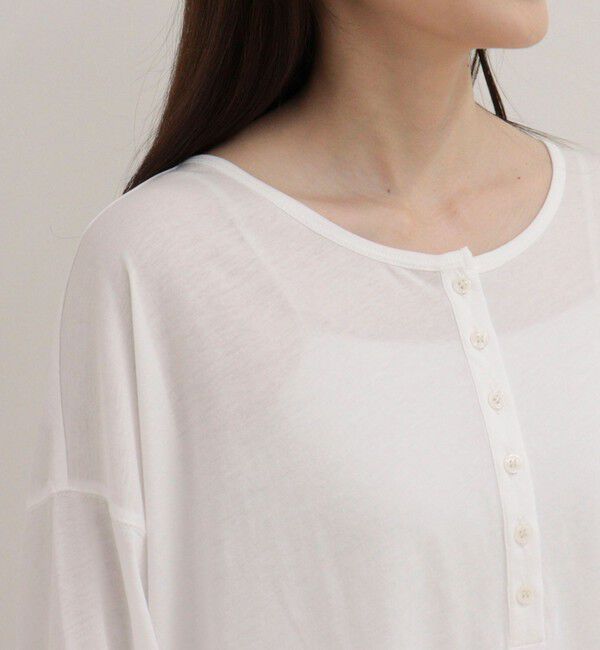 fredy emue「ヘンリー2WAYルーズロンTシャツ」|Tシャツ・カットソー|
