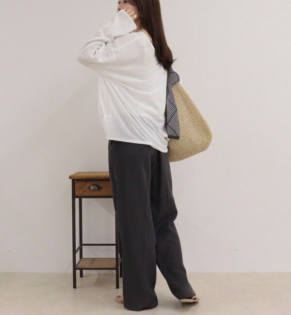 fredy emue「ヘンリー2WAYルーズロンTシャツ」|Tシャツ・カットソー|
