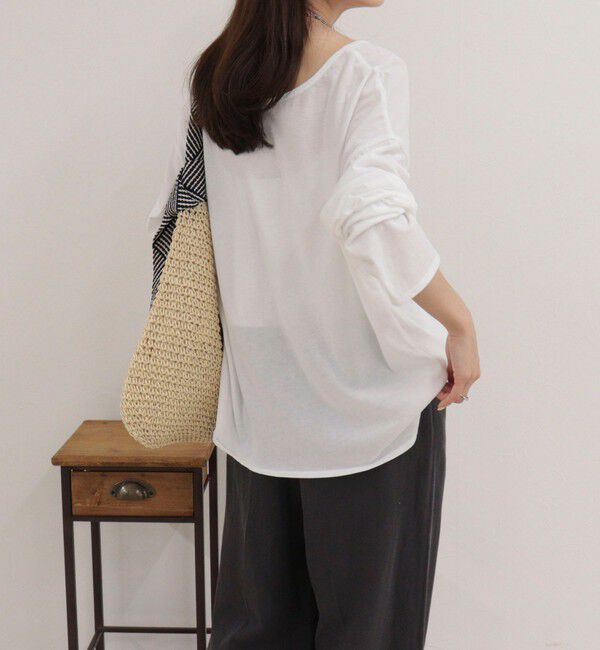 fredy emue「ヘンリー2WAYルーズロンTシャツ」|Tシャツ・カットソー|
