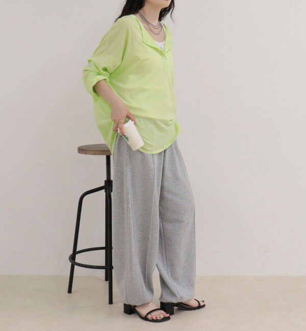 fredy emue「ヘンリー2WAYルーズロンTシャツ」|Tシャツ・カットソー|
