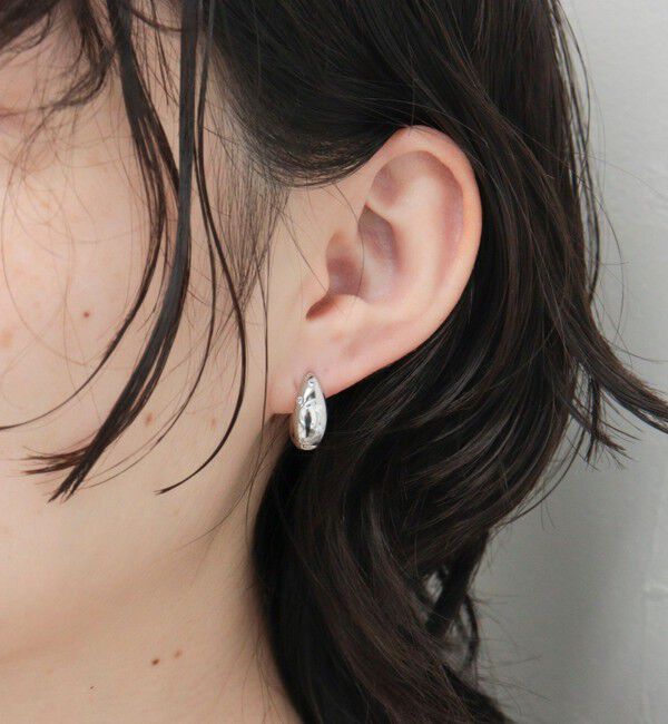 fredy emue「ビジュー埋込ワンタッチピアス」|ピアス|