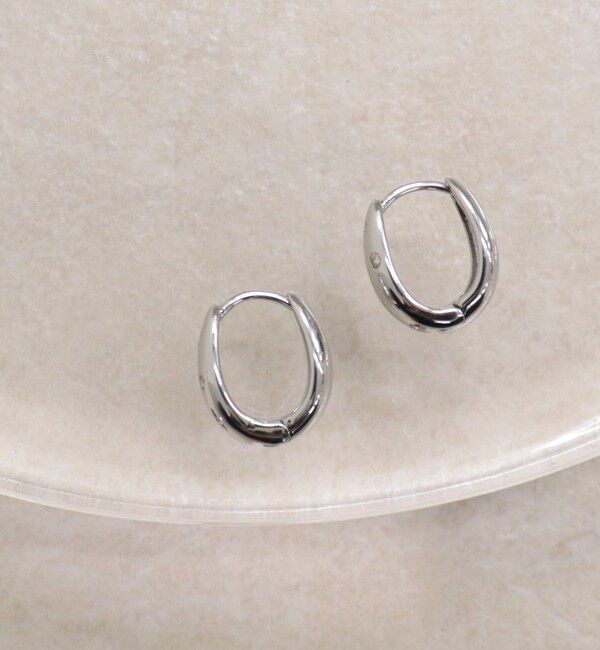 fredy emue「ビジュー埋込ワンタッチピアス」|ピアス|