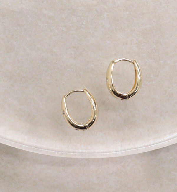fredy emue「ビジュー埋込ワンタッチピアス」|ピアス|