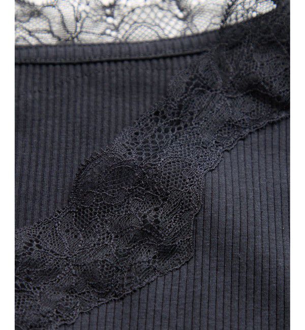 VIS「レーストリムVネックTシャツ/汗ジミ加工」|Tシャツ・カットソー|