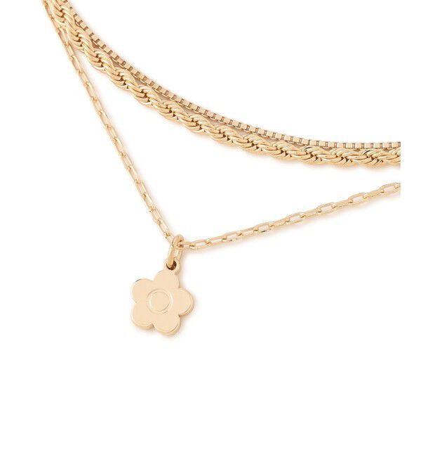 VIS「【MARY QUANT&times;VIS】レイヤードデイジーネックレス」|ネックレス|
