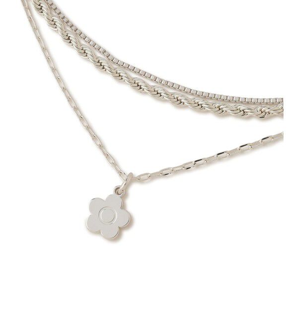 VIS「【MARY QUANT&times;VIS】レイヤードデイジーネックレス」|ネックレス|