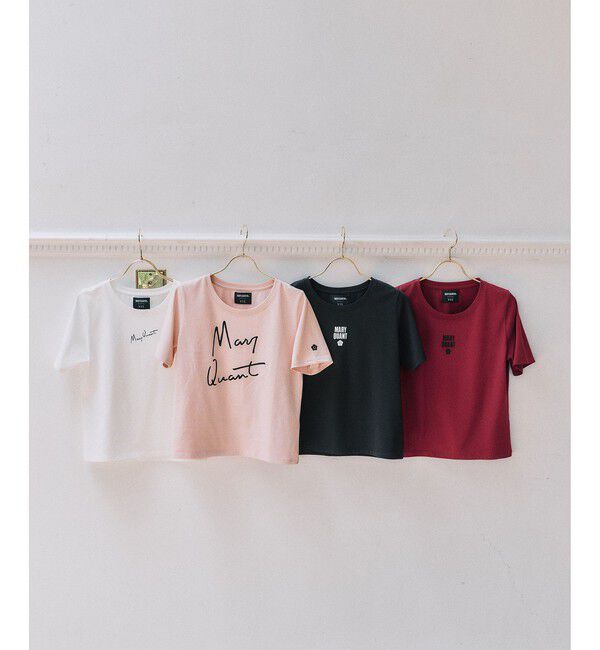 VIS「【MARY QUANT&times;VIS】コンパクトTシャツ」|Tシャツ・カットソー|