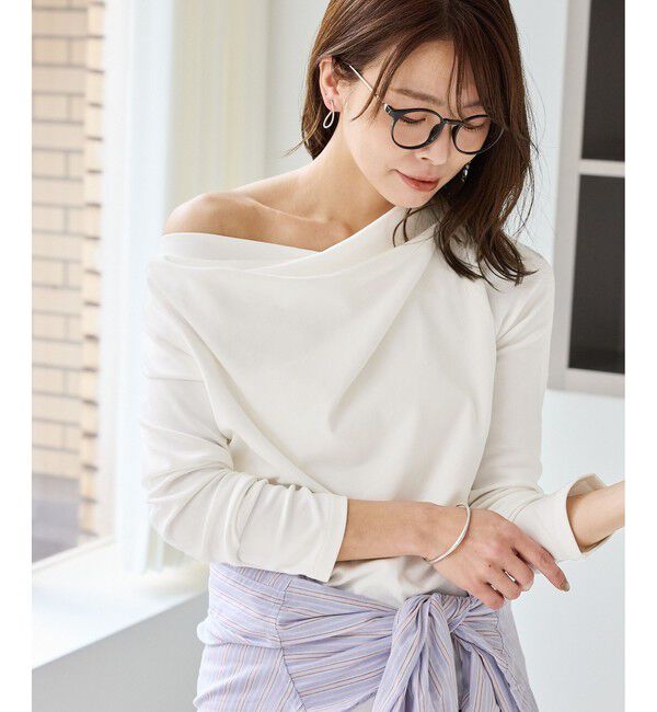 Rope&rsquo;Picnic「ドレープカットトップス」|Tシャツ・カットソー|