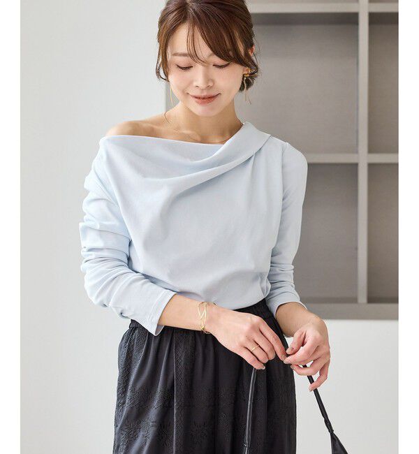 Rope&rsquo;Picnic「ドレープカットトップス」|Tシャツ・カットソー|